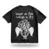 Flaming Wings - Unisex Oversized Tee